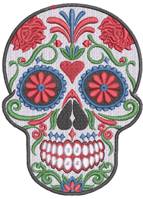 Sugar-skull Рисунок для вышивки Sugar-skull