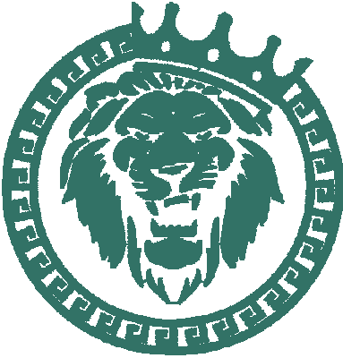 Греческий лев Рисунок для вышивки Греческий лев