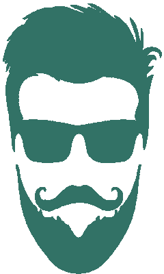 Борода и очки Рисунок для вышивки Борода и очки